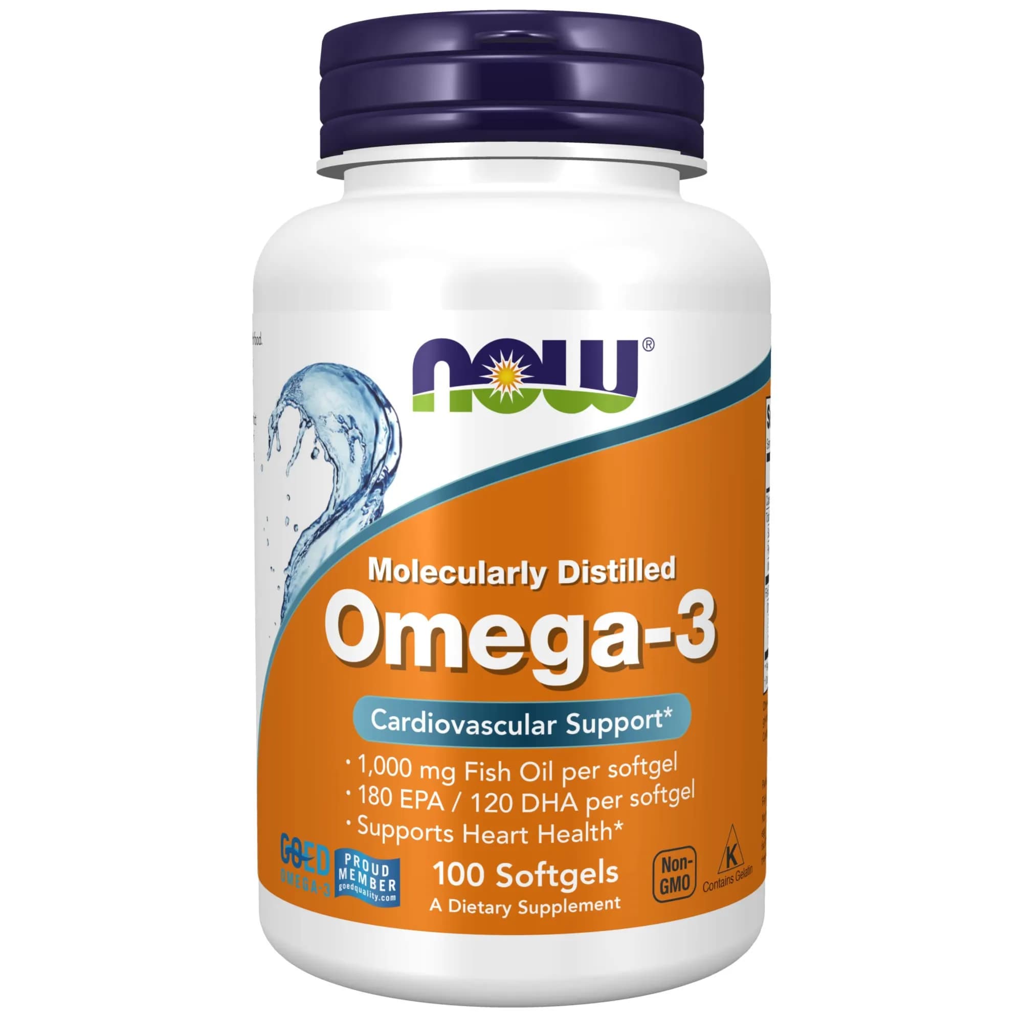 Now Omega 3, 100Softgels, 1000 mg