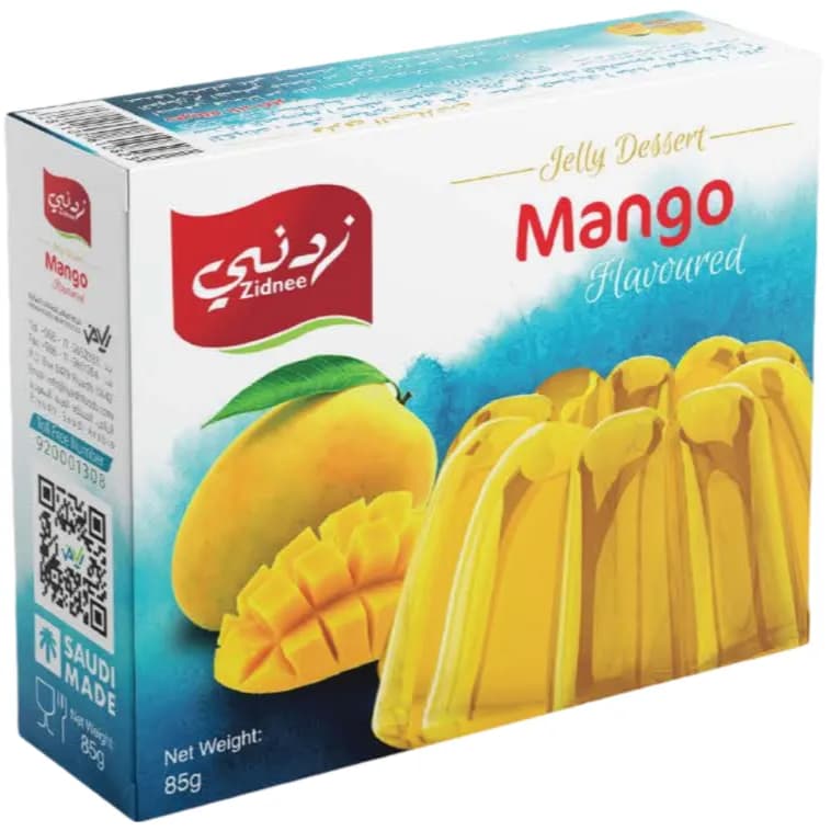 Jelly Dessert, mango flavored