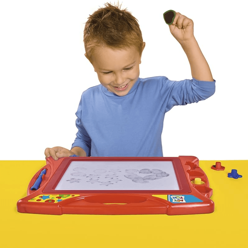 Simba Magic Drawing Board Scribbler With 4 Stamps And Magnetic Pen