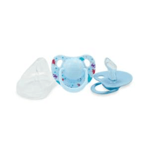 Optimal Orthodontic Silicone Pacifier From 0-6 Months Blue Color For Boy Ref-opb-0107(B) 1pcs
