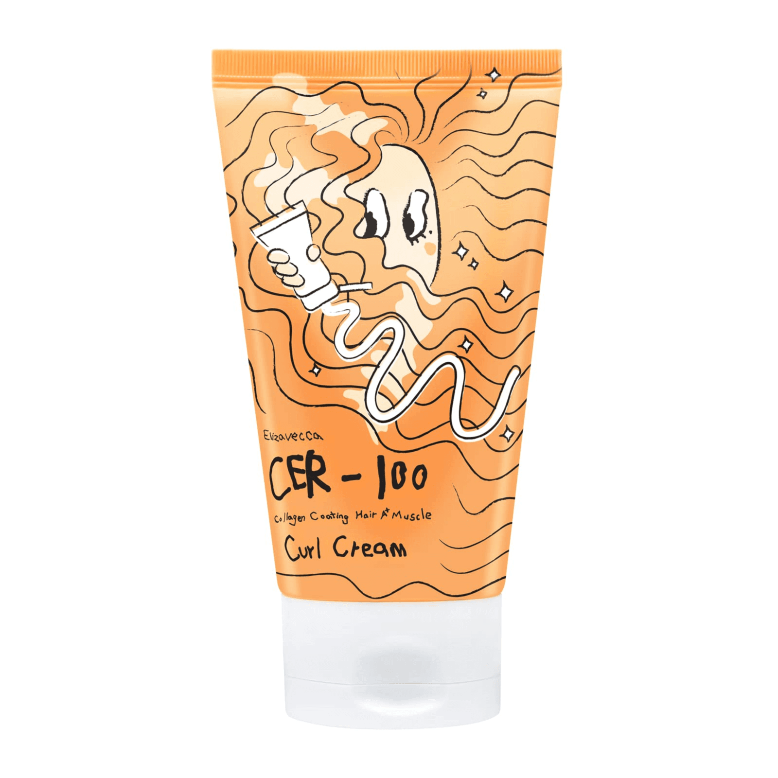 Elizavecca CER-100 Collagen Coating Hair A+ Muscle Curl Cream - 120ml