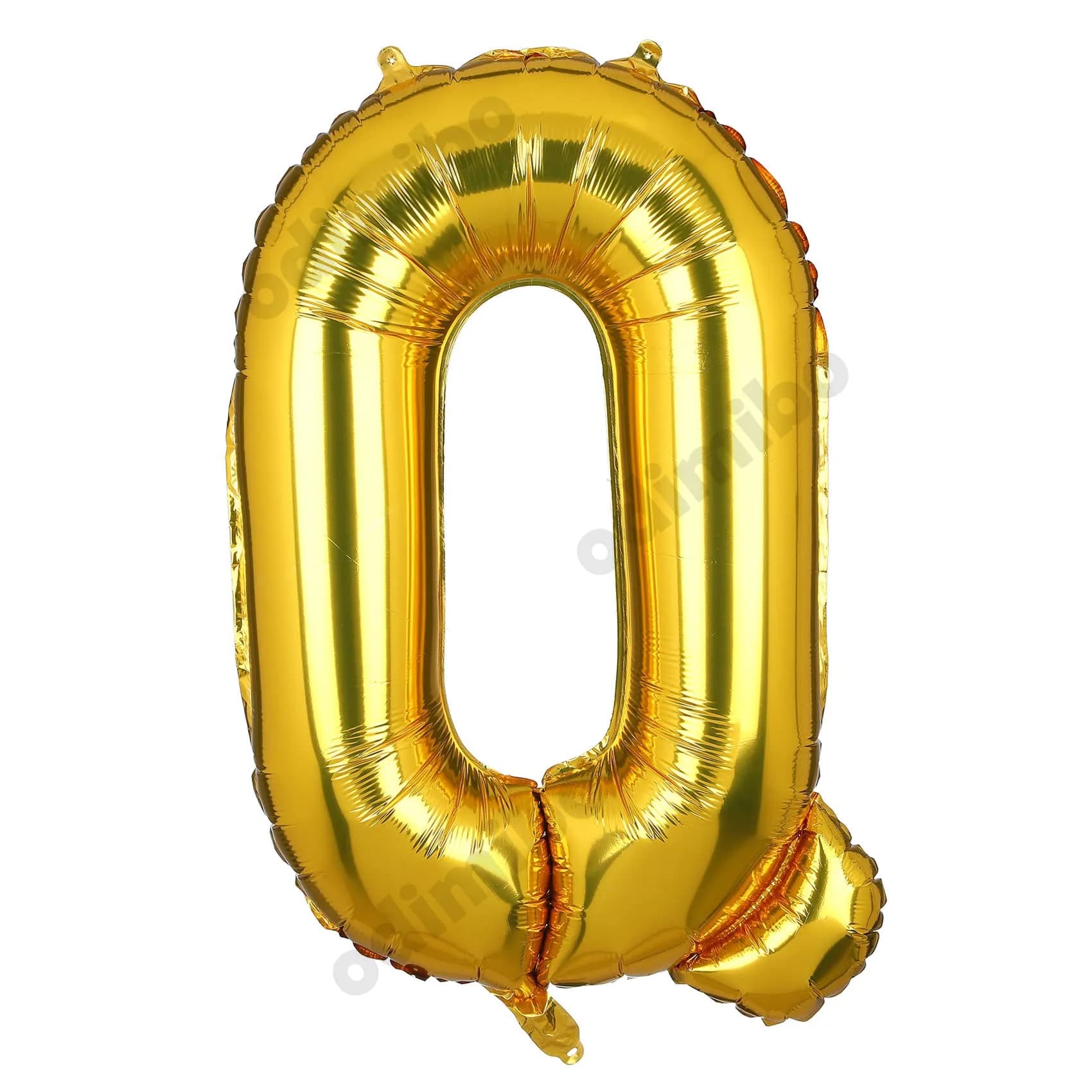 32 Inch Gold Letter Q Balloon With Helium