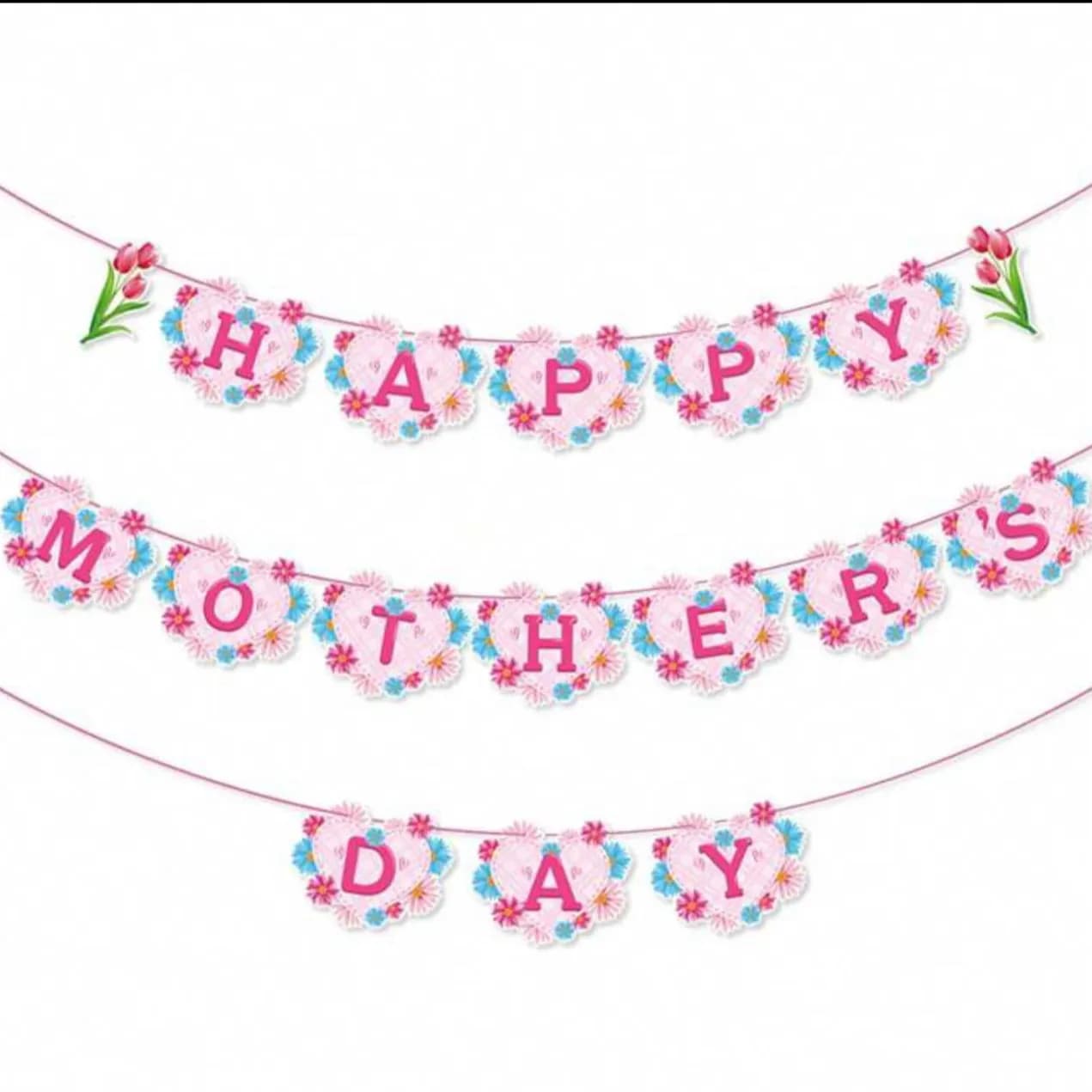 Flower Mother's Day Banner