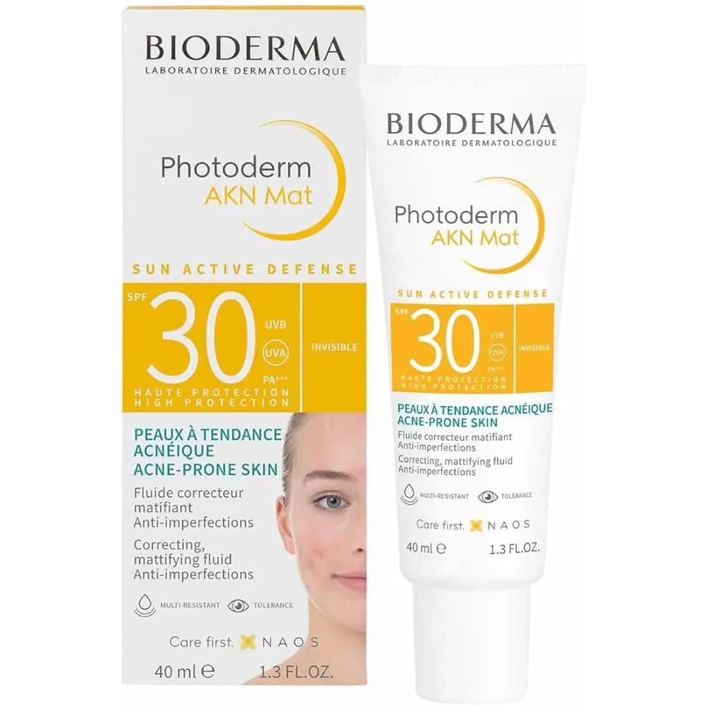 Bioderma Photoderm AKN Mattifying fluid SPF 30 for acne-prone skin 40ml