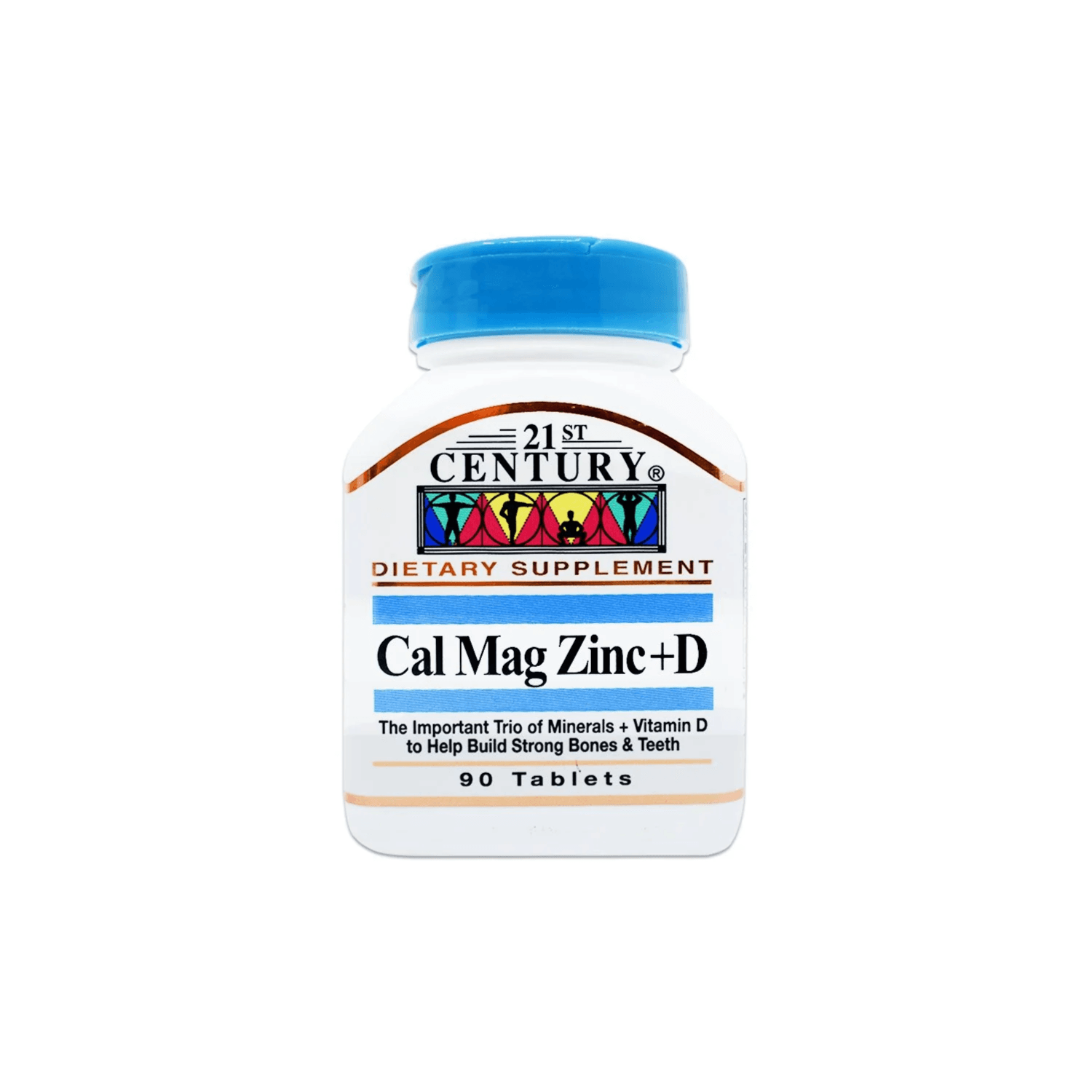 21St Century Cal Mag Zinc + D, 90 Tablets