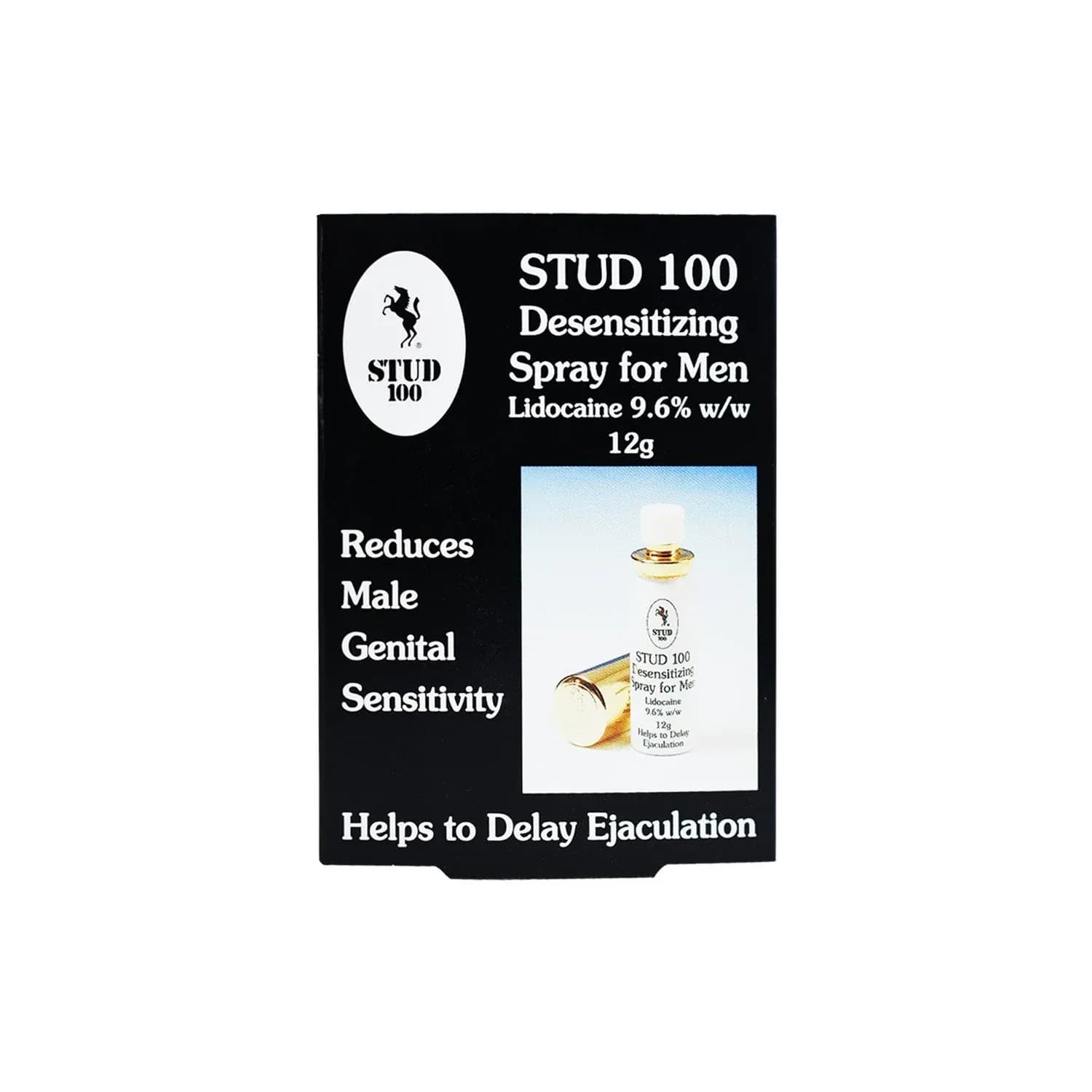 Stud 100 delay spray lidocaine 9.6% 12 g