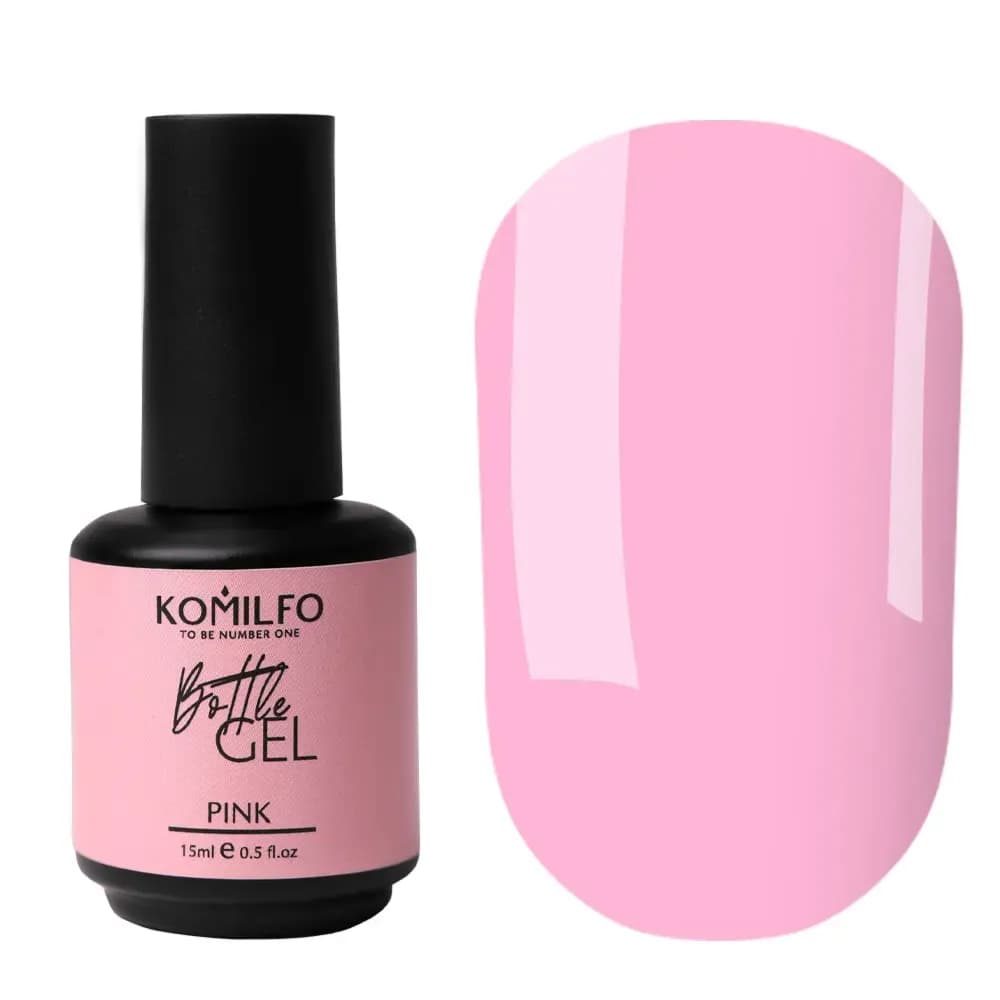 Komilfo Bottle Gel Pink 15ml