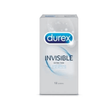 Durex Invisible Extra Thin Condom 12's