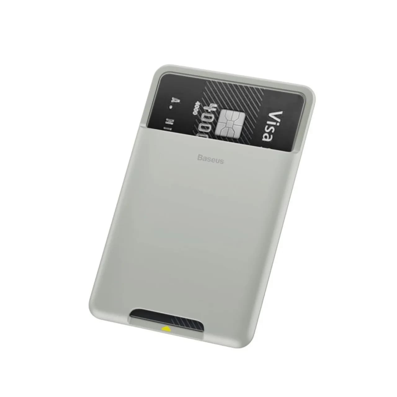 Baseus self-adhesive card case for phone documents - Gray