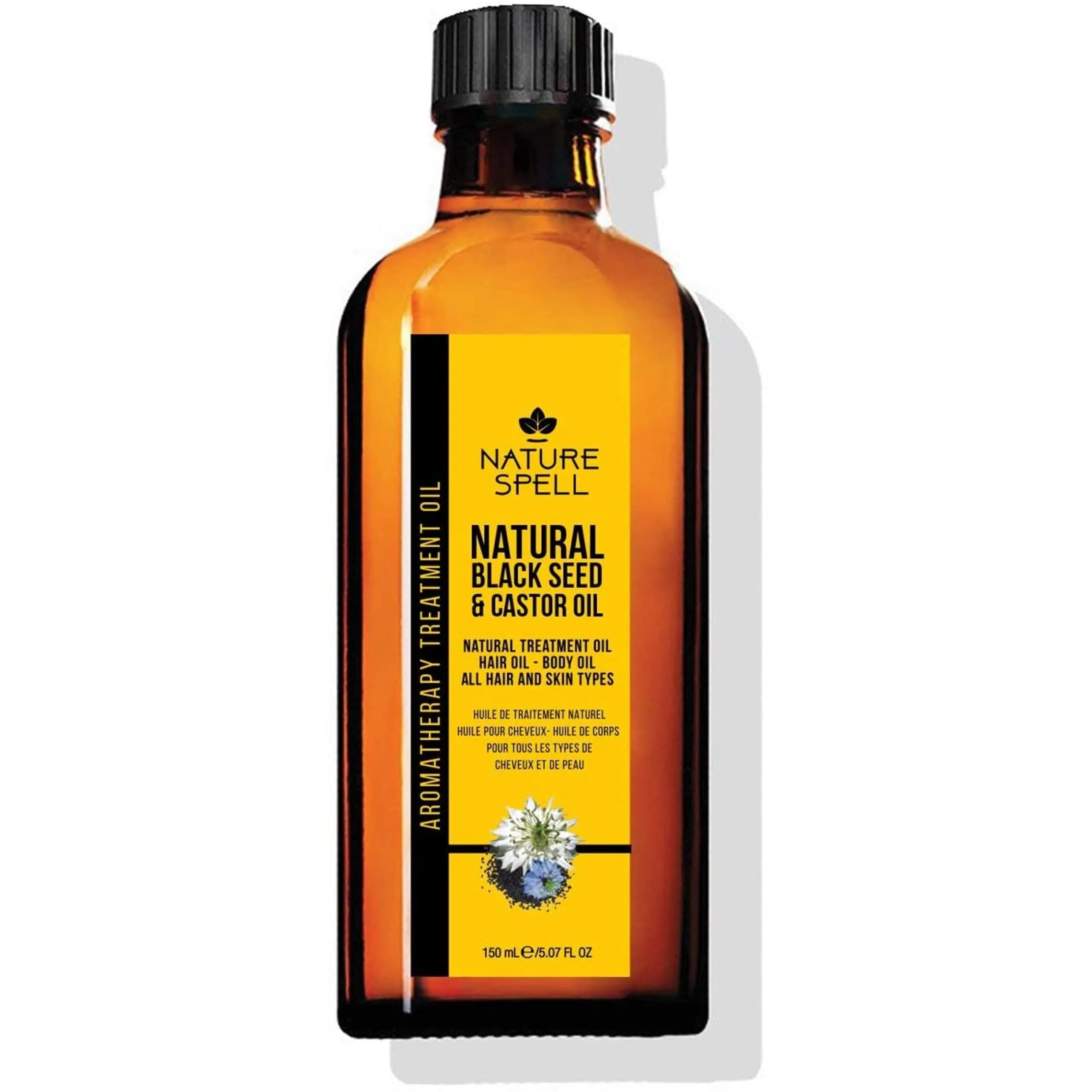 Nature spell natural black seed & castor oil 150