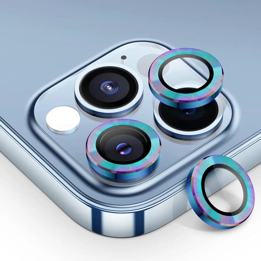 Camara Lens Protector For iphone 13 Pro Blue Camara glass