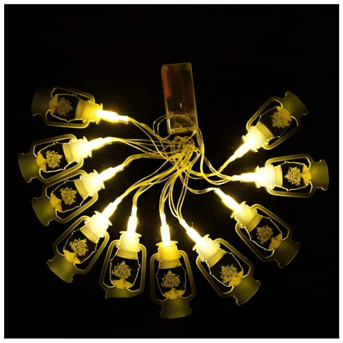 Ramadan Kareem Decorative Battery Operated Led Light -Fanoos (RKRS34)