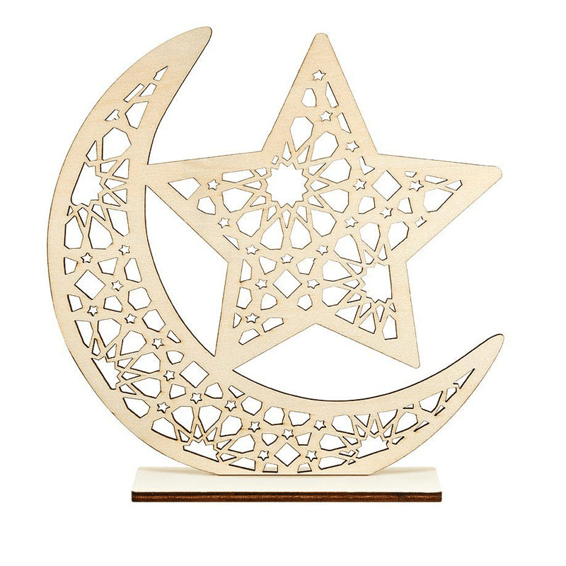 Ramadan Wooden Ornament For Decoration 15*5*15cm