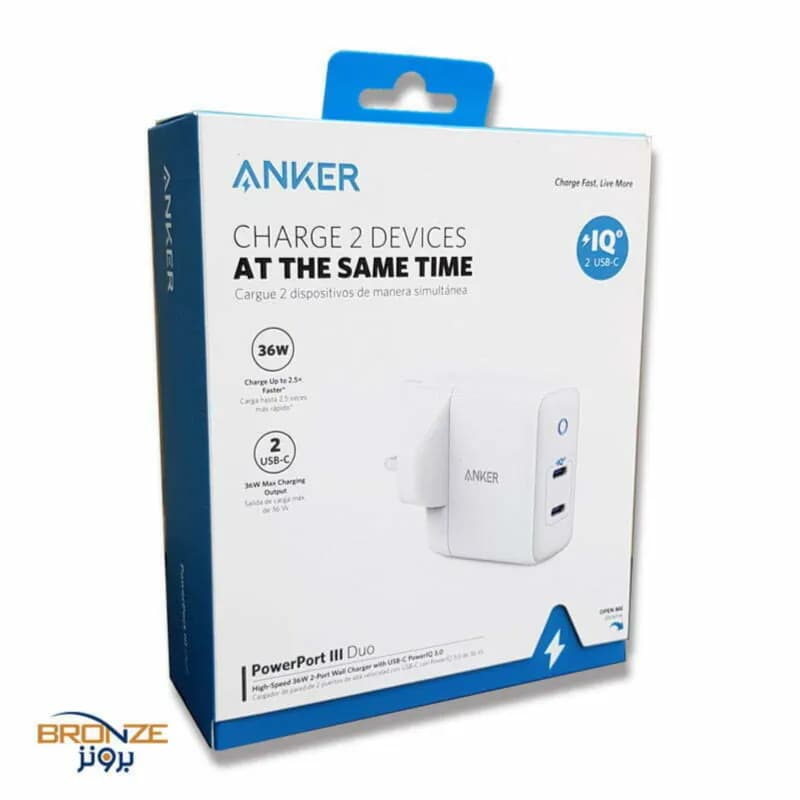 Anker 40W 2xUSB-C Charger Lets You Charge iPhones - Galaxy -iPad and More