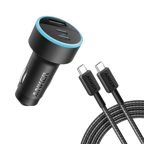 Anker Car Charger 2 Usb C With C To C Cable