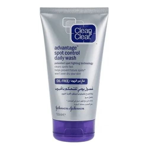 CLEAN & CLEAR ADVANTAGE SPOT CONTROL DAILY WASH 150ML