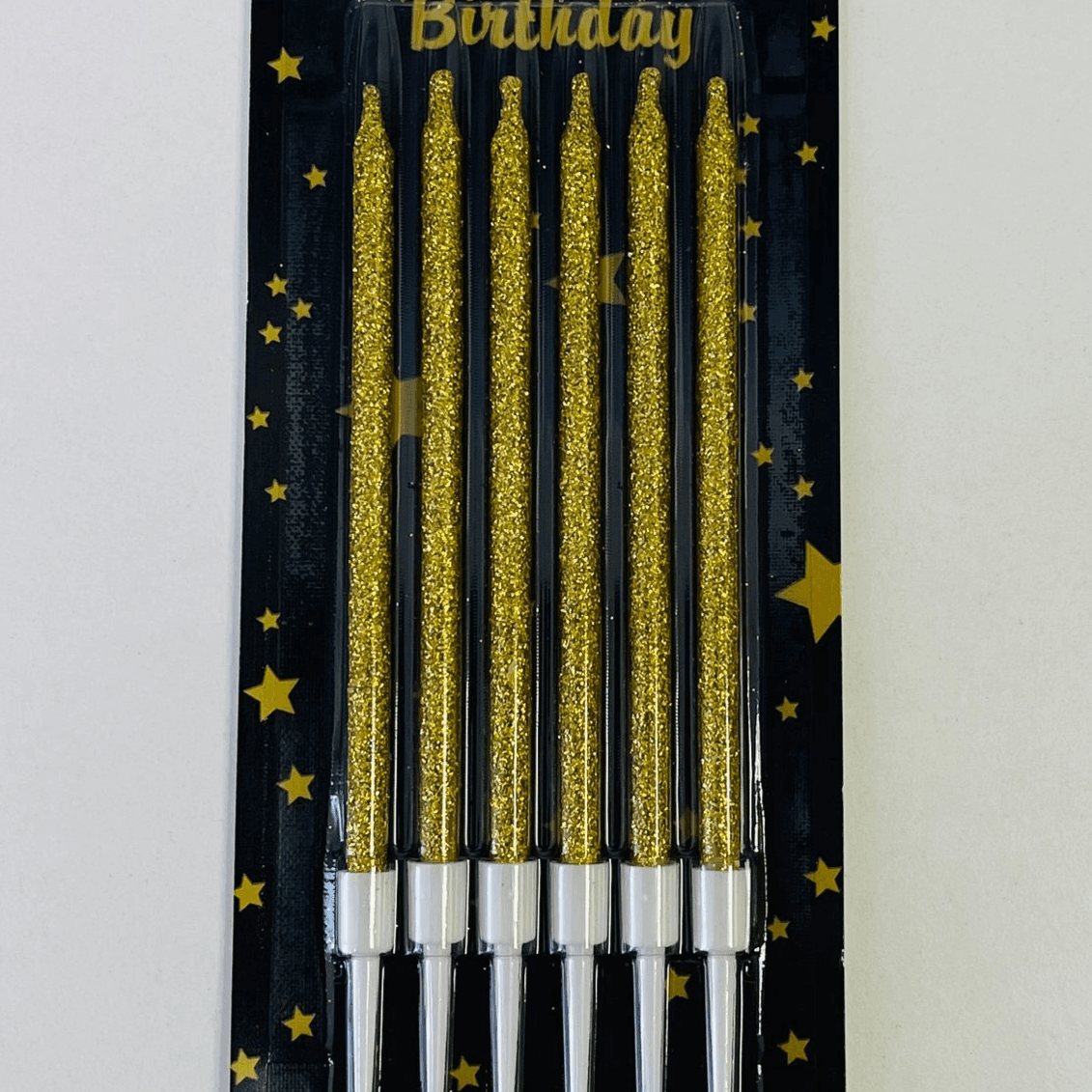 Gold Glitter Candle