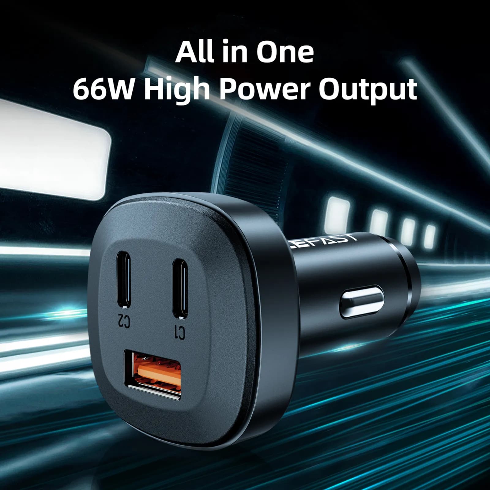 Acefast Fast Charge Car Charger B3 66W