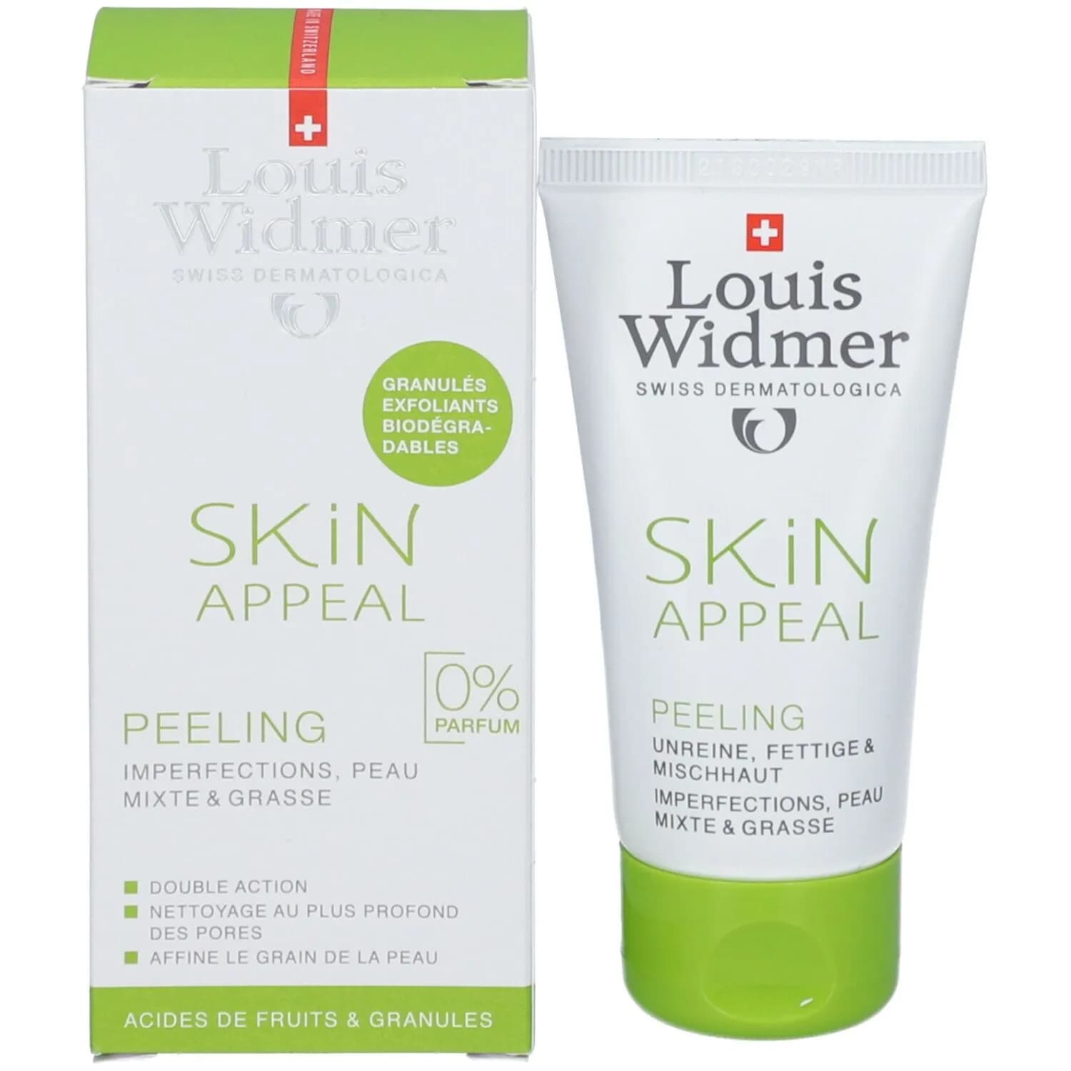 Louis Widmer Skin Appeal Peeling Without Perfume 50 Ml