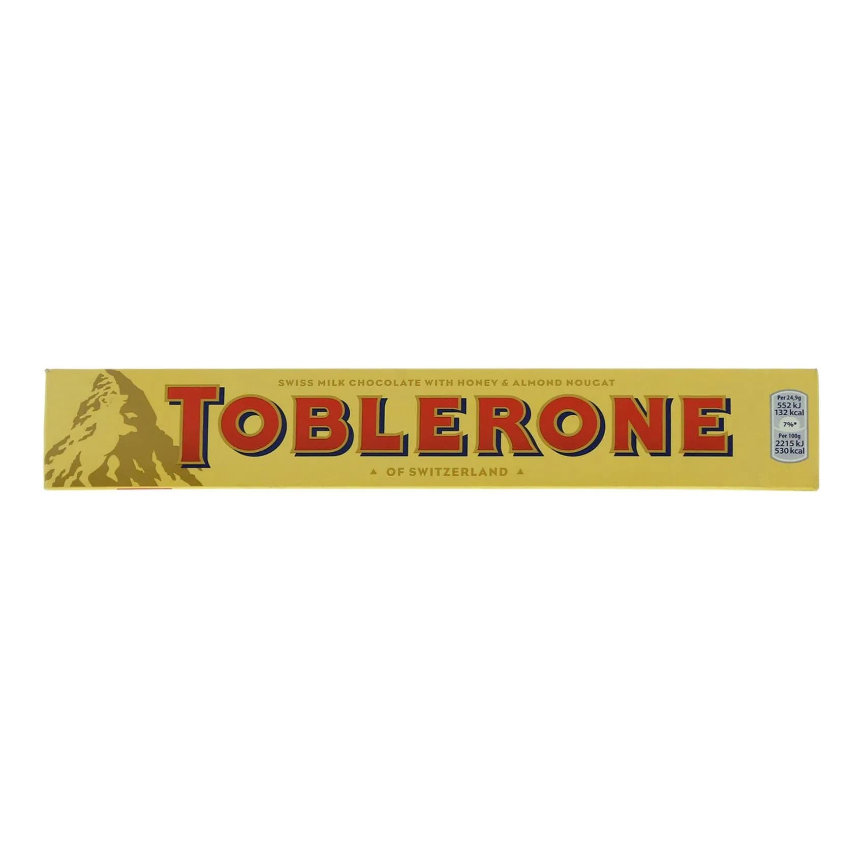 Toblerone 100Gm Choco With Honey Almond