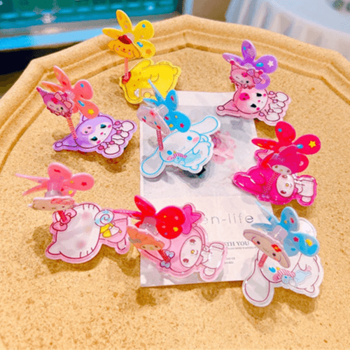 Hair Clip Cute Acrylic - 07 (2 Pieces)