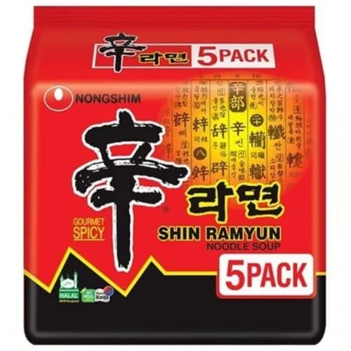 Nongshim Shin Ramyun Korean Noodles 120G*5