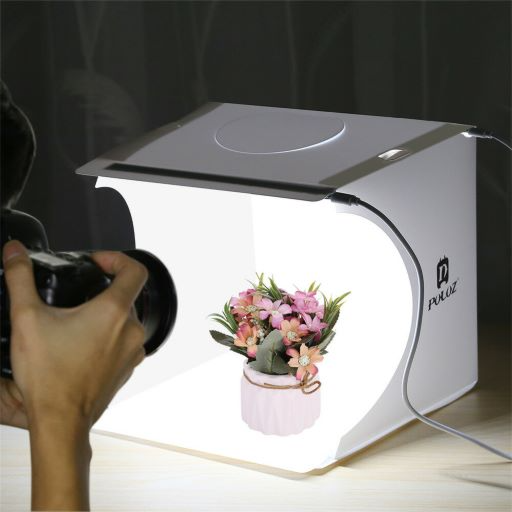 Led Portable Photo Studio Box 30Cm -Black