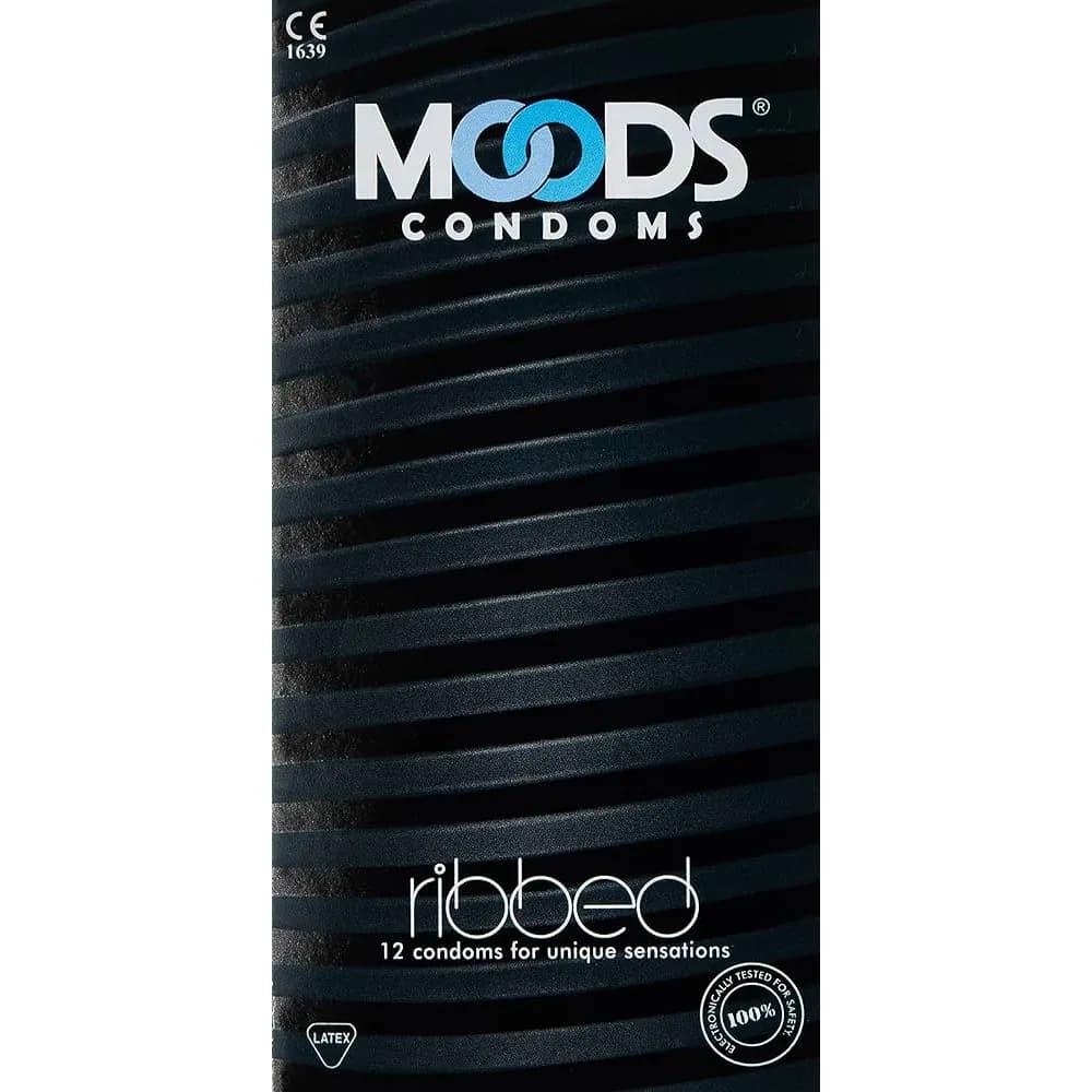 Moods Condoms Ribbed 12 Pieces