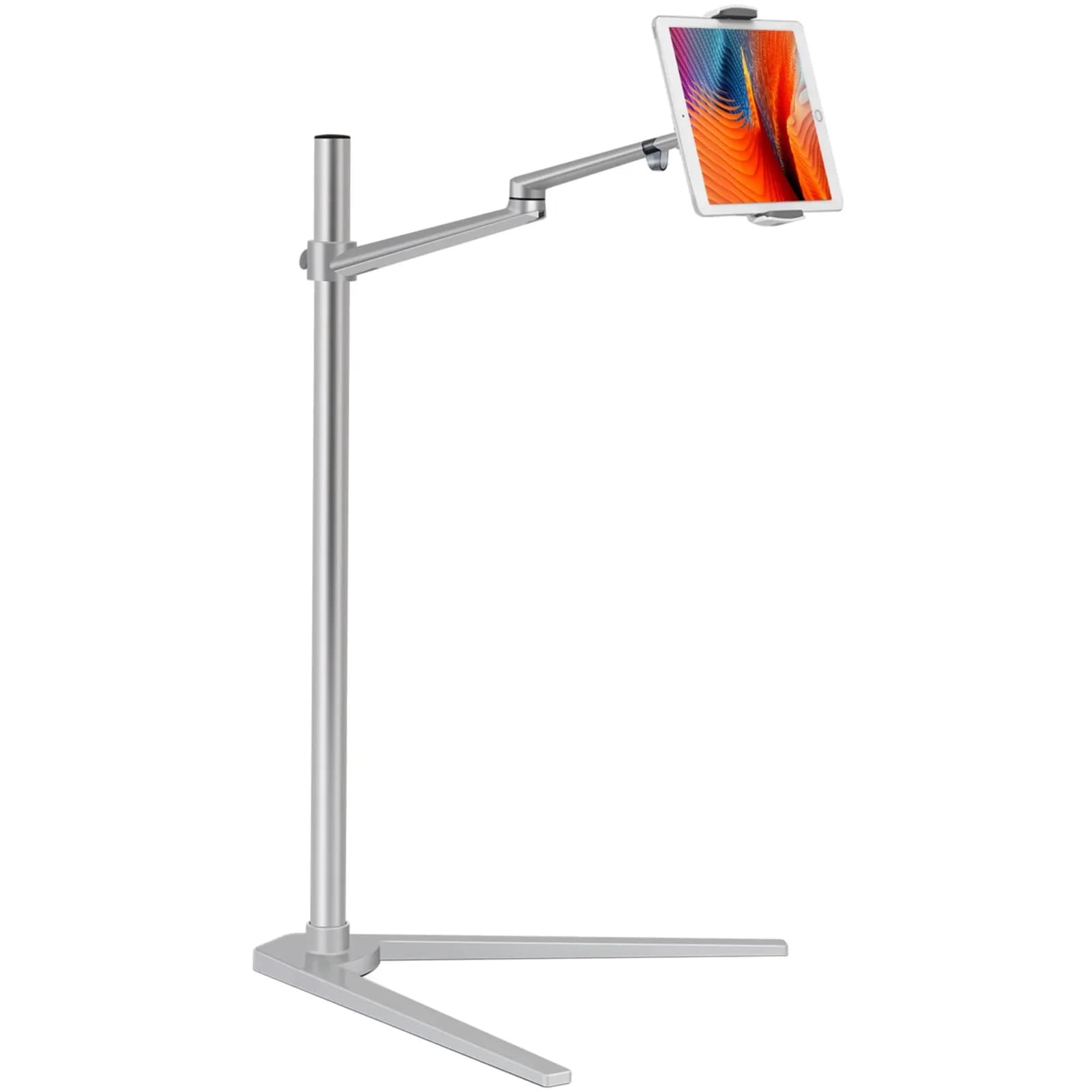 Upergo Up-6a Cell Phone / Tablet Floor Stand, Aluminum Alloy & Abs Material, Applied In 4-14 Inch, Aluminum Alloy & Abs Materia