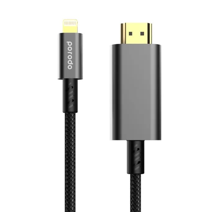 HDMI Cable for iPhone 1.8m 4k Porodo