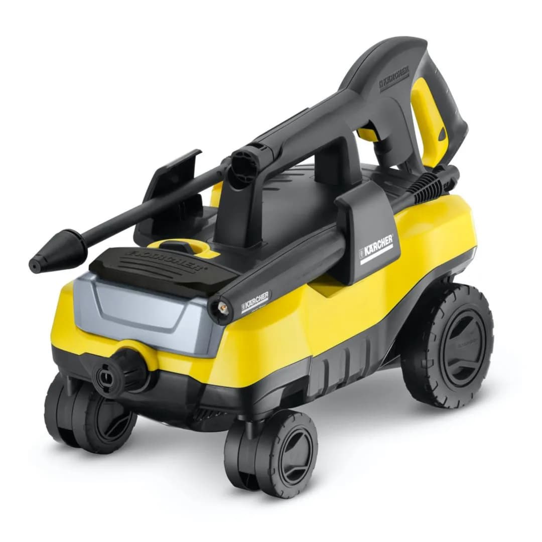 Karcher K3 Follow Me Pressure Washer 120Bar, 1600W 4 Wheel Design For Car & Home Cleaning