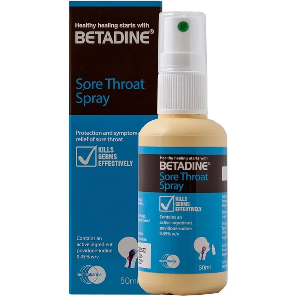 betadine throat spray 50 ml