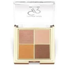 GOLDEN ROSE QUATTRO EYESHADOW PALETTE 07 BRONZE VISI