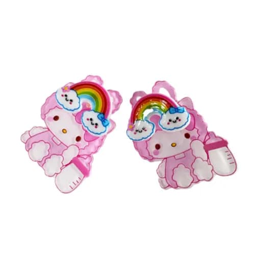 Hellokitty Hair Clips - 10 (2 Pieces)