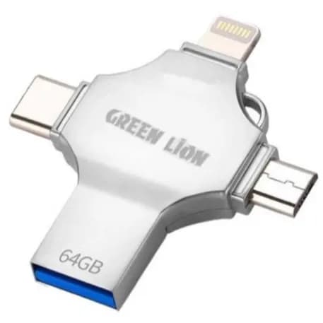 Green Lion 4 In 1 64gb Usb Flash Drive