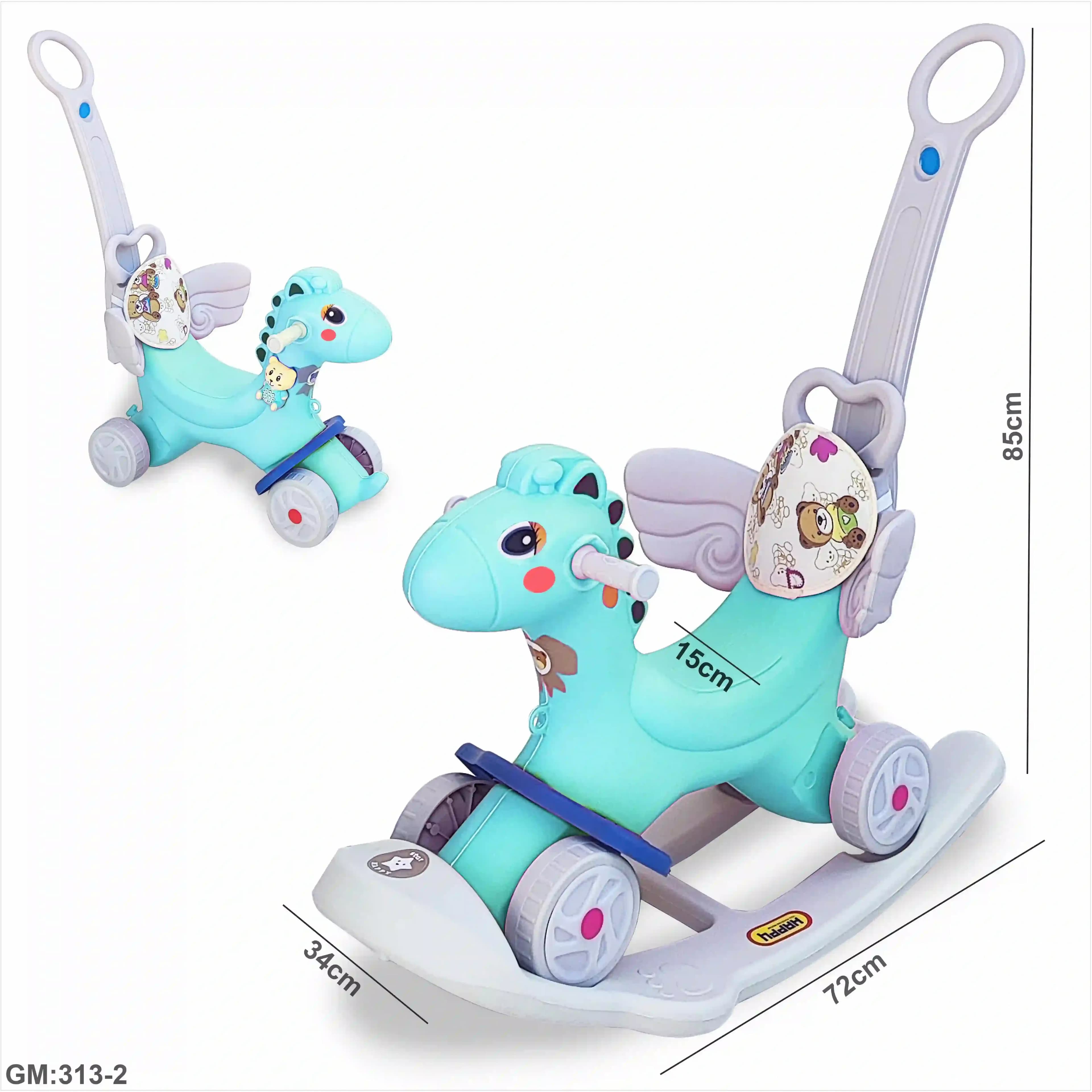 2-in-1 Balance Bike For Children In The Shape Of A Rocking Horse “313-2”