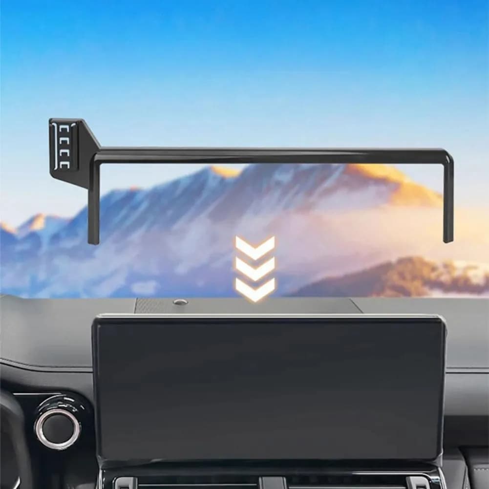 Car Phone Holder Mount Navigation Screen Fixed Adjustable Mobile Phone Holder for Toyota Land Cruiser LC300