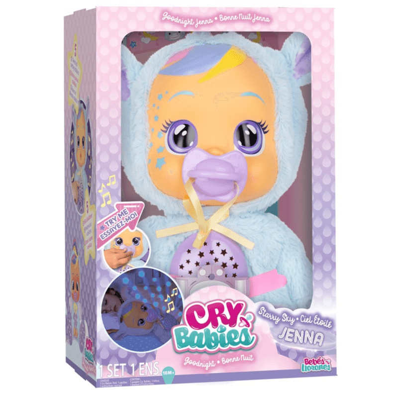 IMC Toys - Interactive (30 Cm) Cry Babies Goodnight Starry Sky Jenna