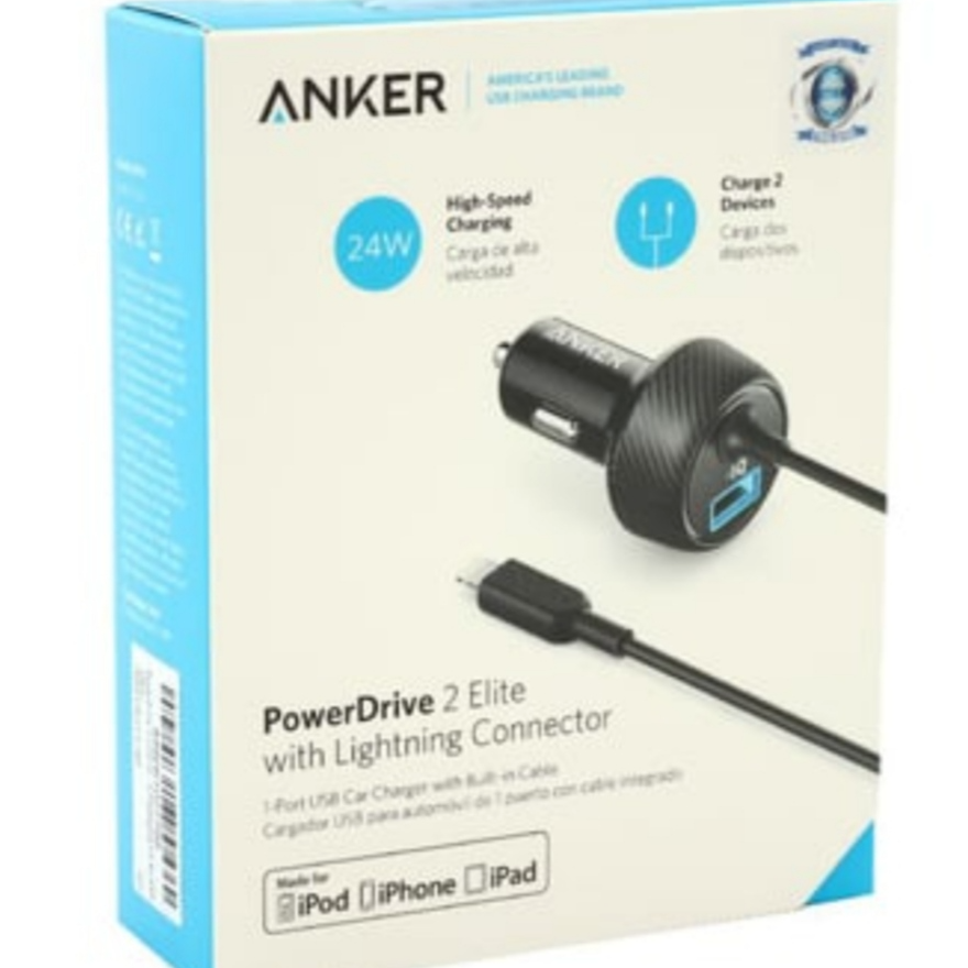 Anker 24W Car Charger 2 Device