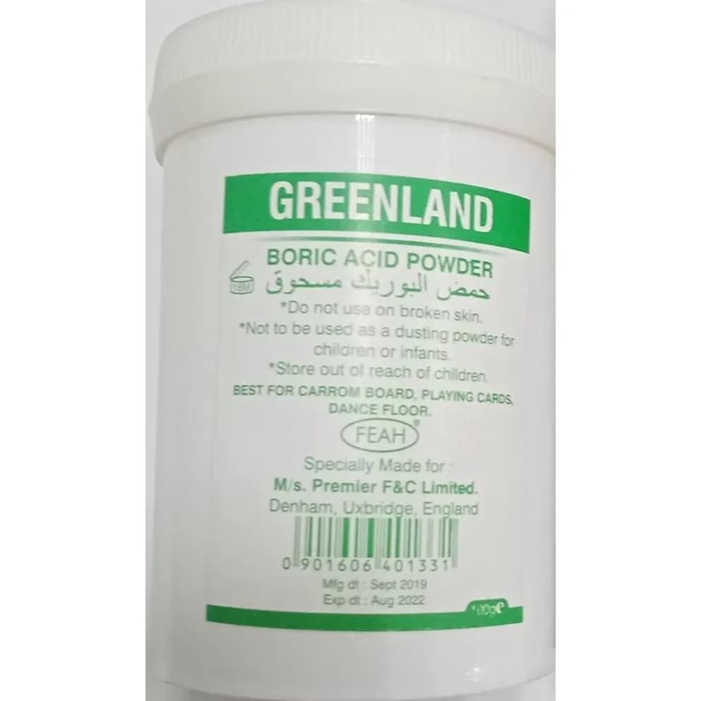 GREENFIELD BORIC ACID POWDER 50GM