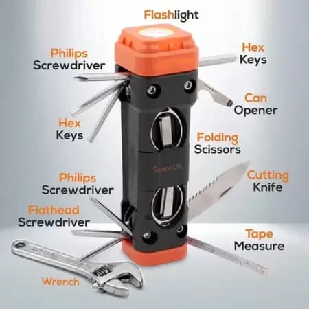 Cannon 13 in 1 multi-screwdriver torch kt-03