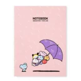 Bt21 Minini Spring Notebook - Pink