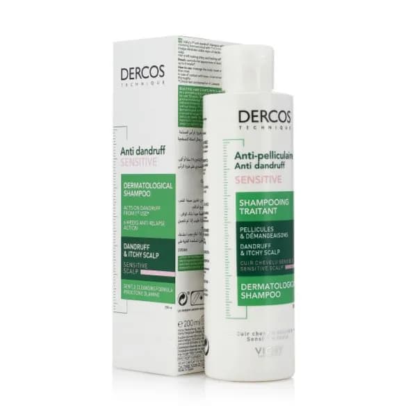 Vichy Dercos Antidandruff Sensitive Scalp Shampoo 200ml  (C15339)