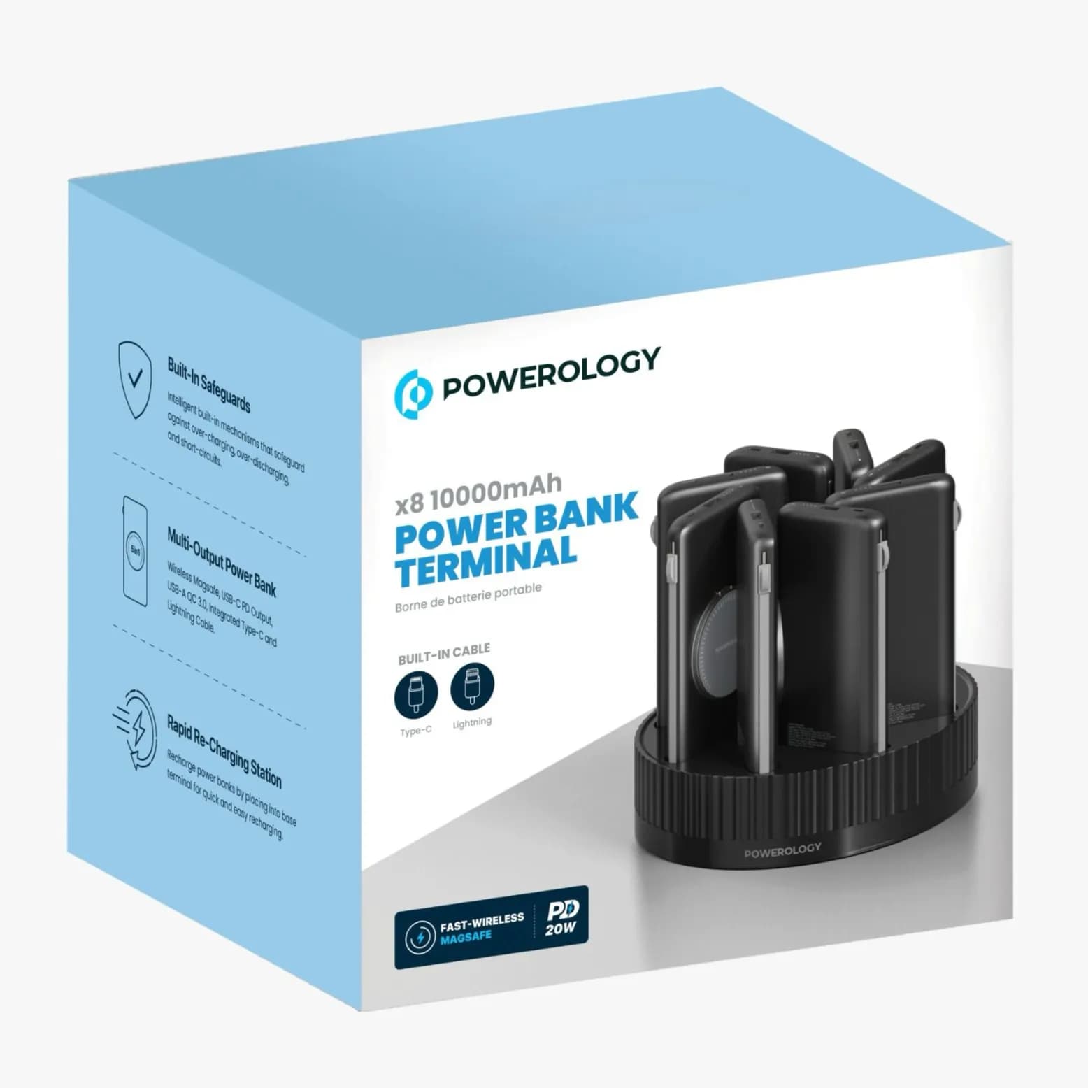 Powerology  8 in 1 10000mah