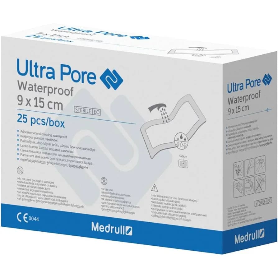 Ultra Pore Adhesive Wound Dressing Water Proof 9 X 15 CM 25 PCS