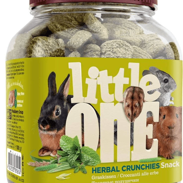 Little One Herbal Crunchies. Snack For All Small Mammals, 100 G