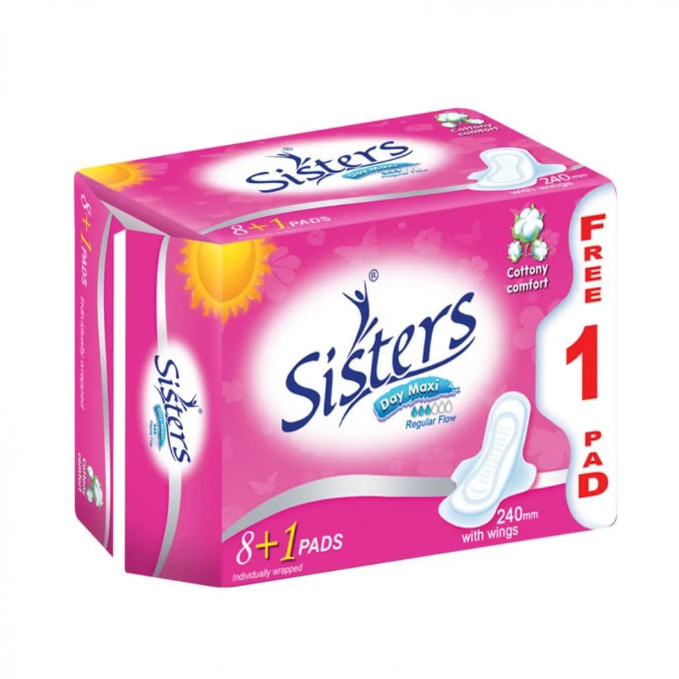 Sisters Day Maxi Sanitary Pad 8+1