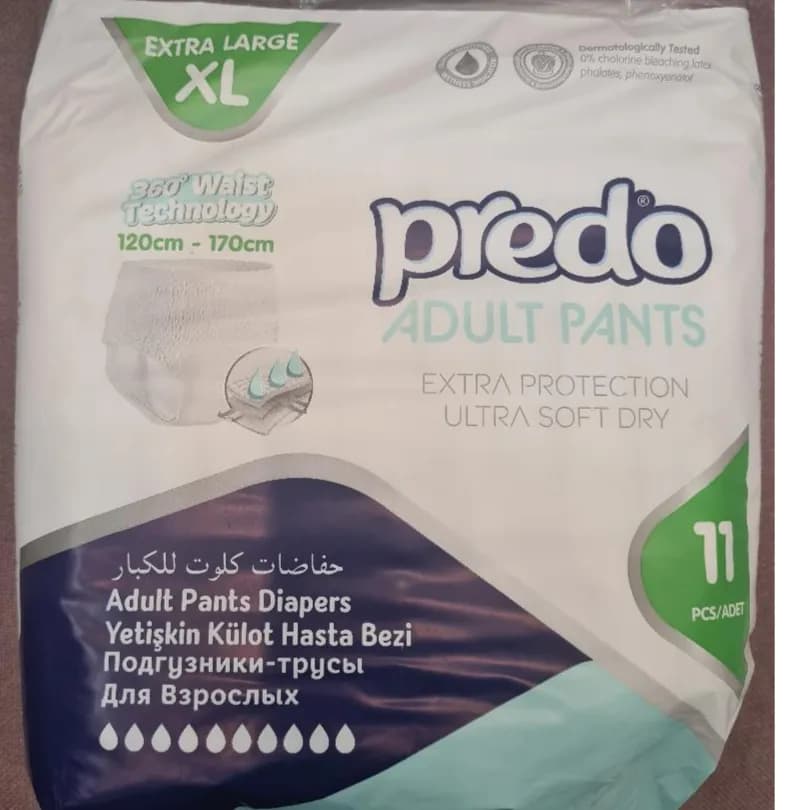 PREDO ADULT PANTS X -LARGE 11 PCS 120 CM - 170 CM