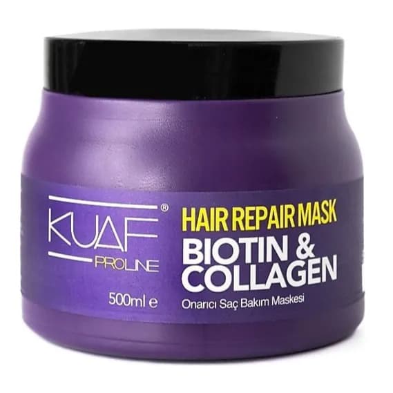 Kuaf Proline Hair Repair Mask Biotin & Collagen 500 Ml