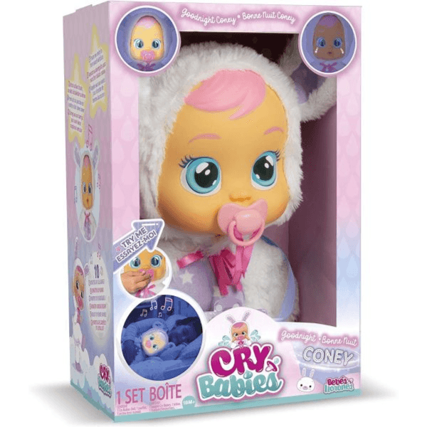 IMC Toys - Interactive (30 Cm) Cry Babies Goodnight Coney